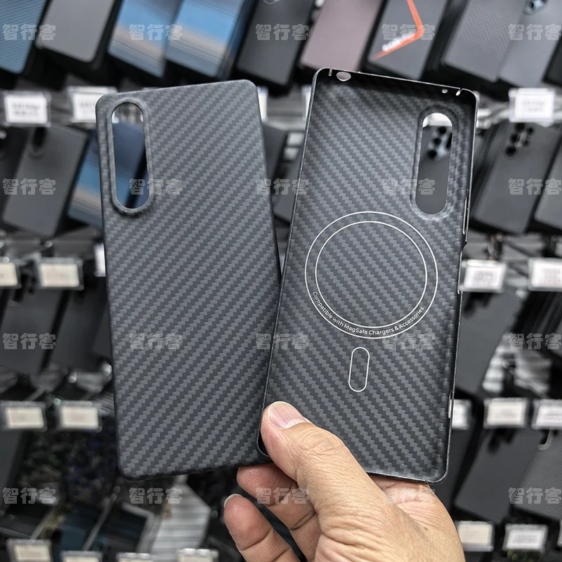 ZXKE Carbon Fiber Case for SONY Xperia 1V 5th, Embedded Iron Sheet, Magnetic Car Support, Magsafe Aramid Fiber Shell
ZXKE Carbon Fiber Case for SONY Xperia 1V 5th, Embedded Iron Sheet, Magnetic Car Support, Magsafe Aramid Fiber Shell