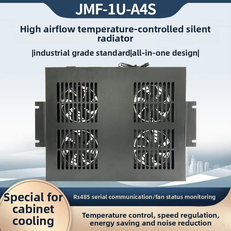 Cabinet 220V Large Air Volume Fan Intelligent Temperature Control Speed Regulation Radiator 485 Silent Energy-saving Fan Unit
Cabinet 220V Large Air Volume Fan Intelligent Temperature Control Speed Regulation Radiator 485 Silent Energy-saving Fan Unit