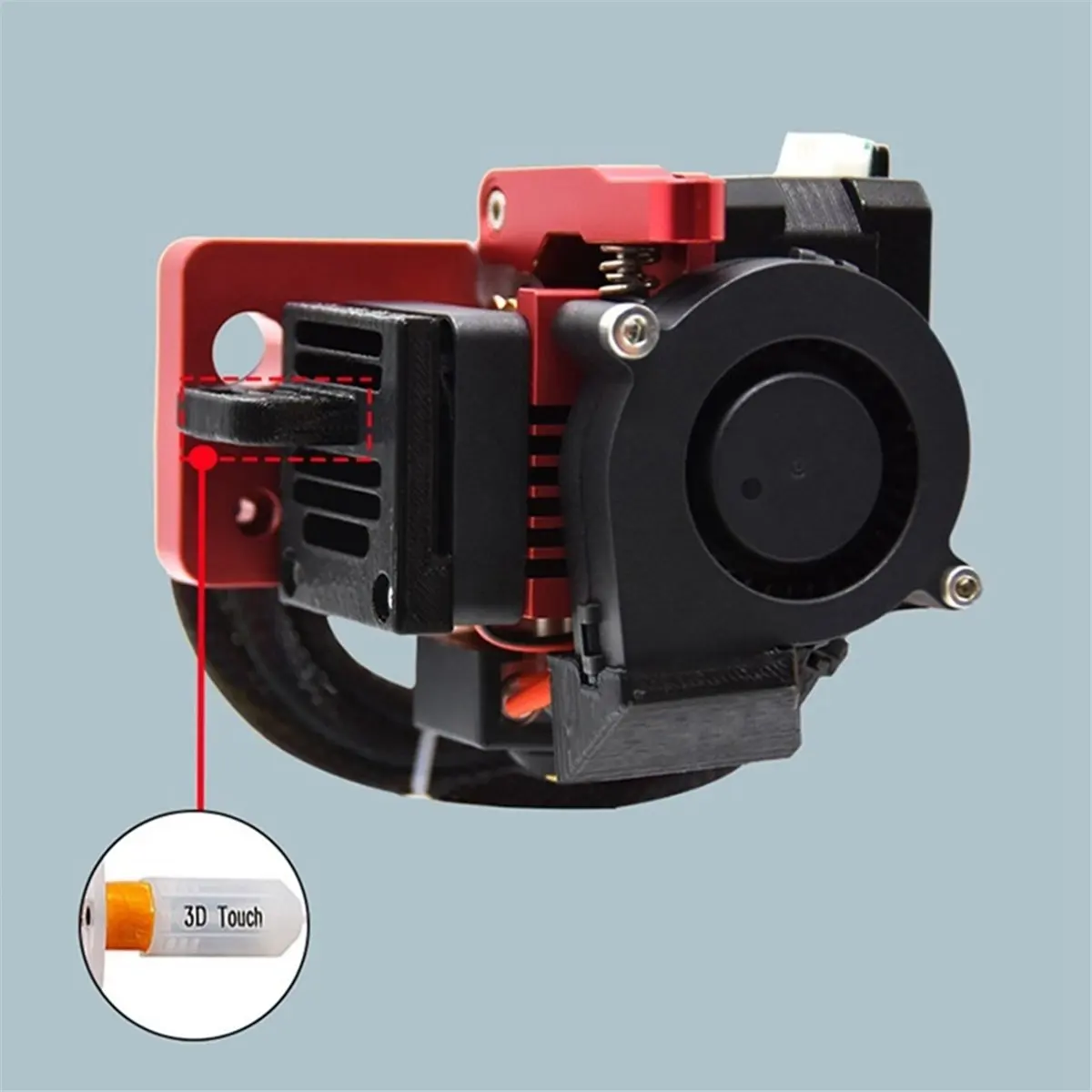 HGHO Direct Drive Extruder Upgrade Kit One-Piece Direct Extrusion Kit with Turbo Fan Hotend Assembly 24V for Ender-3
HGHO Direct Drive Extruder Upgrade Kit One-Piece Direct Extrusion Kit with Turbo Fan Hotend Assembly 24V for Ender-3