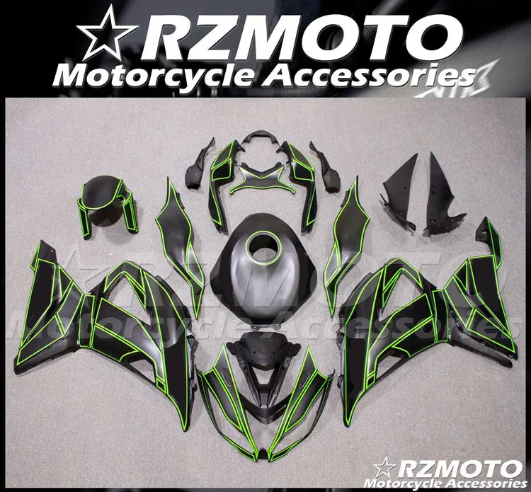 Новый комплект обтекателей из АБС-пластика подходит для KAWASAKI ZX-6R 13 14 15 16 17 ZX6R 636 2013 2014 2015 2016 2017 Комплект кузова зеленый черный матовый
Новый комплект обтекателей из АБС-пластика подходит для KAWASAKI ZX-6R 13 14 15 16 17 ZX6R 636 2013 2014 2015 2016 2017 Комплект кузова зеленый черный матовый