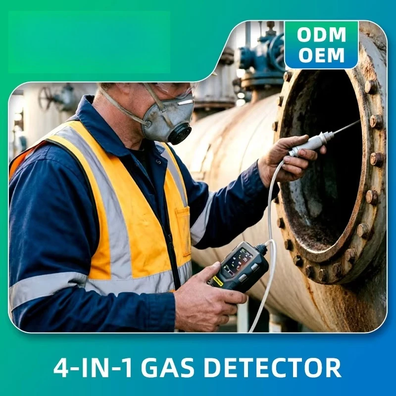 Confined Space Multi Gas Detector Portable 4 Gas Meter O2 LEL H2S CO Gas Tester for Confined Space Detector
Confined Space Multi Gas Detector Portable 4 Gas Meter O2 LEL H2S CO Gas Tester for Confined Space Detector