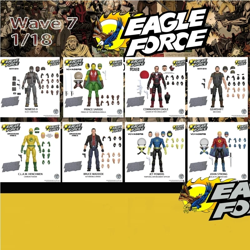 Оригинальная фигурка Eagle Force 1/18, 4 дюйма, волна 7 волн, 6, фигурка на 40-летие, волна, 1 фигурка, Коллекционная модель для подарка на день рождения
Оригинальная фигурка Eagle Force 1/18, 4 дюйма, волна 7 волн, 6, фигурка на 40-летие, волна, 1 фигурка, Коллекционная модель для подарка на день рождения