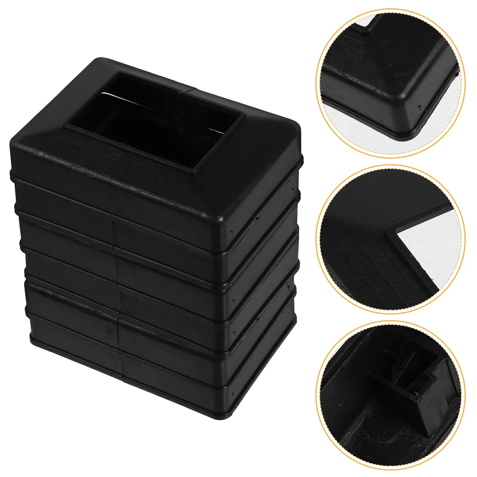 6Pcs Fence Post Skirt Plastic ABS Column Wraps Railing Post Skirt for Outdoor Deck Porch Stairs Balcony Decorative Cover
6Pcs Fence Post Skirt Plastic ABS Column Wraps Railing Post Skirt for Outdoor Deck Porch Stairs Balcony Decorative Cover