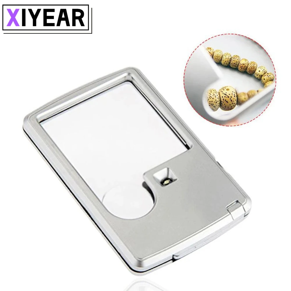 Portable Magnifier 3X6X Rectangle with LED Mini Magnifier for Elderly Children Reading Maintenance HD Magnifier
Portable Magnifier 3X6X Rectangle with LED Mini Magnifier for Elderly Children Reading Maintenance HD Magnifier