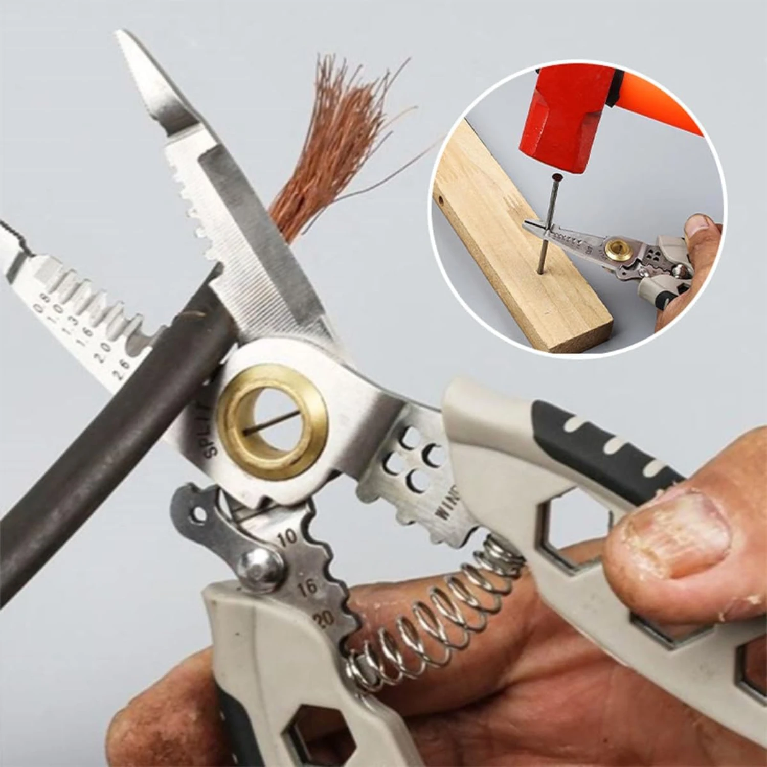 Top-Notch Ultimate High-Quality Wire Stripper Tool - Efficient and Precise Professional Electrical Pliers - Ergonomically Design
Top-Notch Ultimate High-Quality Wire Stripper Tool - Efficient and Precise Professional Electrical Pliers - Ergonomically Design