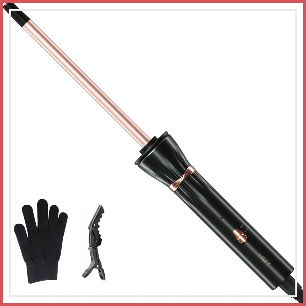 3/8 Inch Ceramic Curling Iron, 9mm Mini Barrel with Adjustable Heat for All Hair Types
3/8 Inch Ceramic Curling Iron, 9mm Mini Barrel with Adjustable Heat for All Hair Types