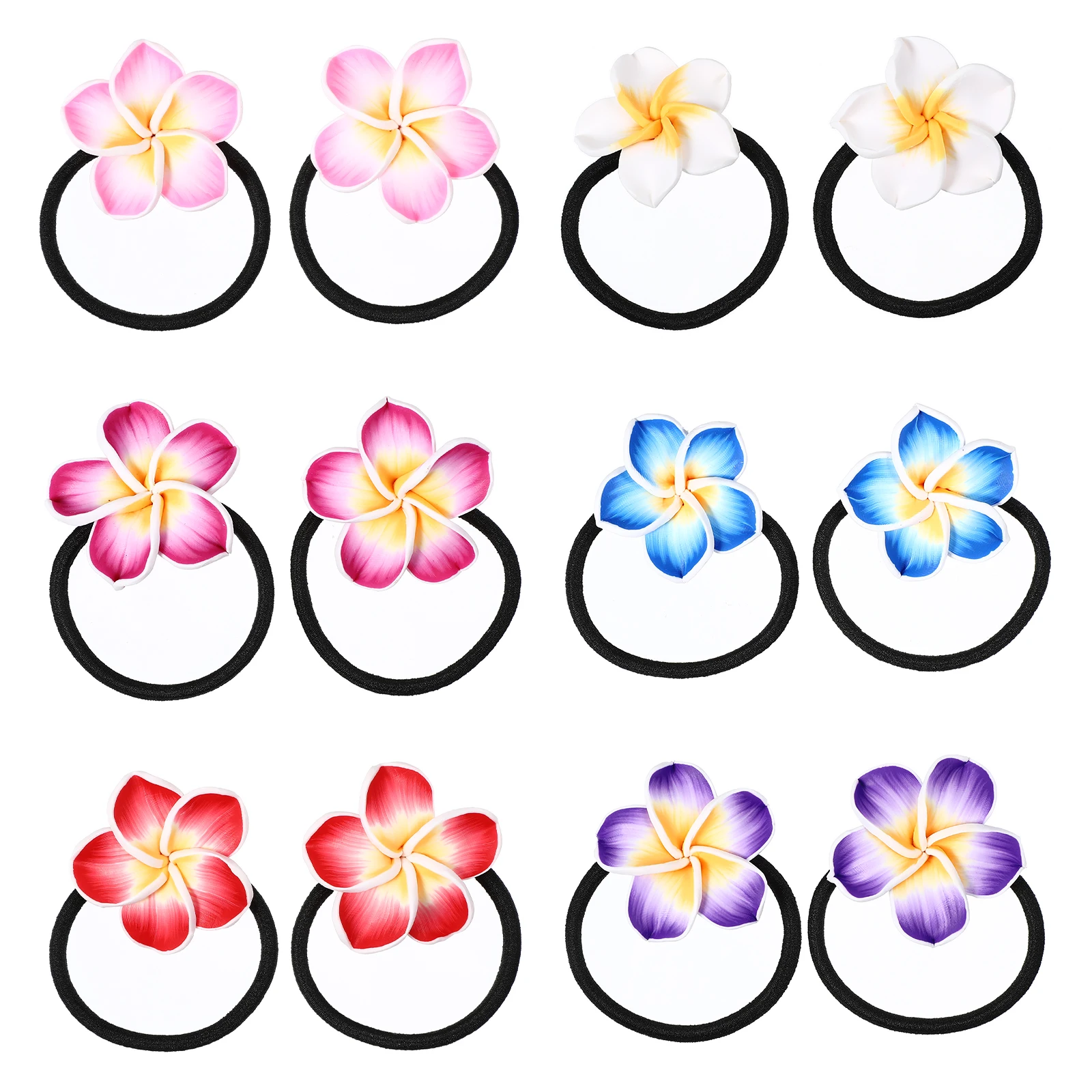 Plumeria Flower Hair Rope Elastic Bands for Beach Party Tropical Hairstyle Accessories Small Flowers Hairbands for Women Ladies
Plumeria Flower Hair Rope Elastic Bands for Beach Party Tropical Hairstyle Accessories Small Flowers Hairbands for Women Ladies