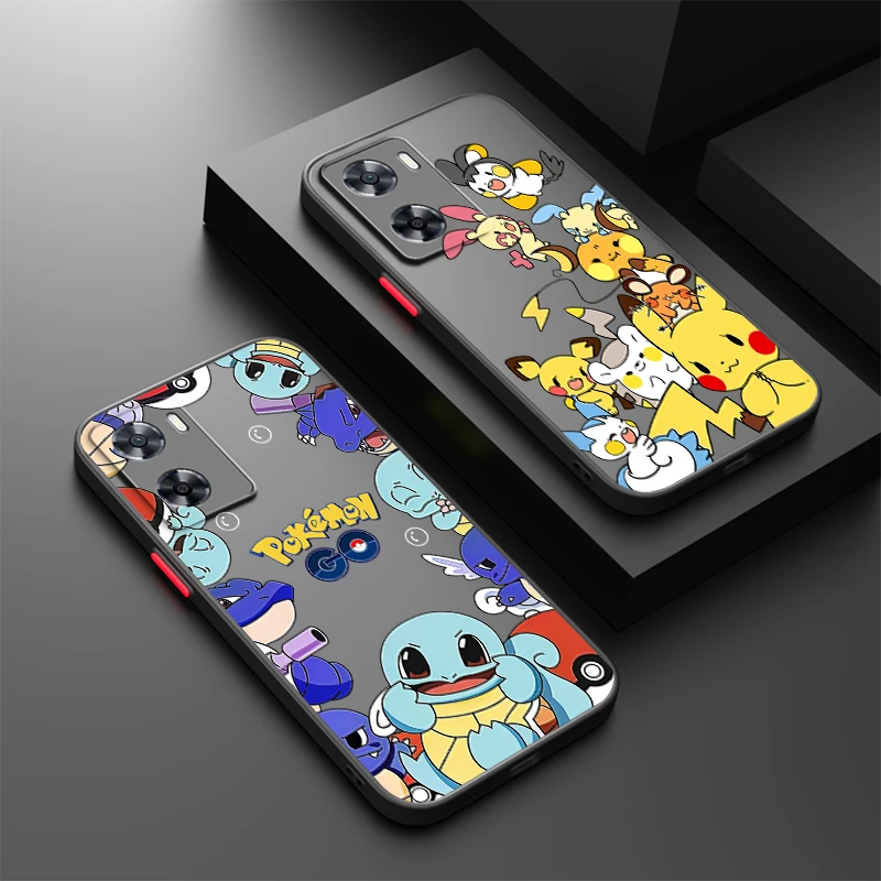 P-Pikachus P-Pokemones Cartoon Frosted Translucent For OPPO X5 X3 A54S A5 A94 A16 A53S A57 A74 A72 A96 A98 A78 5G Funda
P-Pikachus P-Pokemones Cartoon Frosted Translucent For OPPO X5 X3 A54S A5 A94 A16 A53S A57 A74 A72 A96 A98 A78 5G Funda
