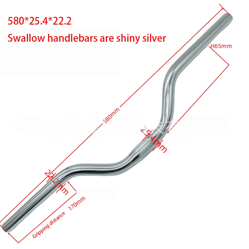 25.4mm Riser Handlebar Fixie Kids Bike Aluminum Alloy 480-580mm Length
25.4mm Riser Handlebar Fixie Kids Bike Aluminum Alloy 480-580mm Length