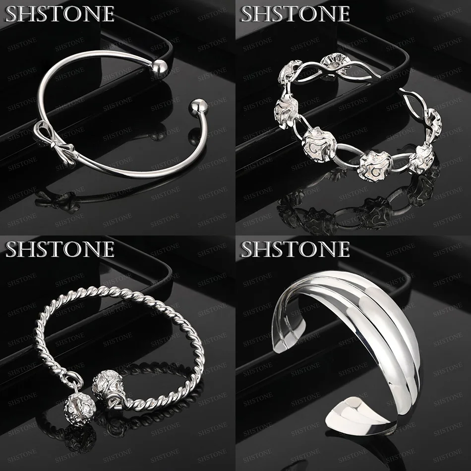 Original Classic 925 Sterling Silver Flower Butterfly Bell Round Opening Bangle Wedding Party Gift Quality Jewelry Accessories
Original Classic 925 Sterling Silver Flower Butterfly Bell Round Opening Bangle Wedding Party Gift Quality Jewelry Accessories