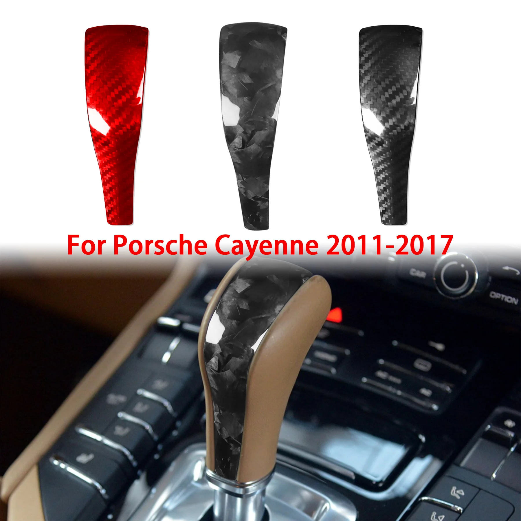 Carbon Fiber Car Interior Gear Shift Knob Head Cover Shell Case Decoration For Porsche Cayenne 2011 2012 2013 2014 2015 16 2017
Carbon Fiber Car Interior Gear Shift Knob Head Cover Shell Case Decoration For Porsche Cayenne 2011 2012 2013 2014 2015 16 2017