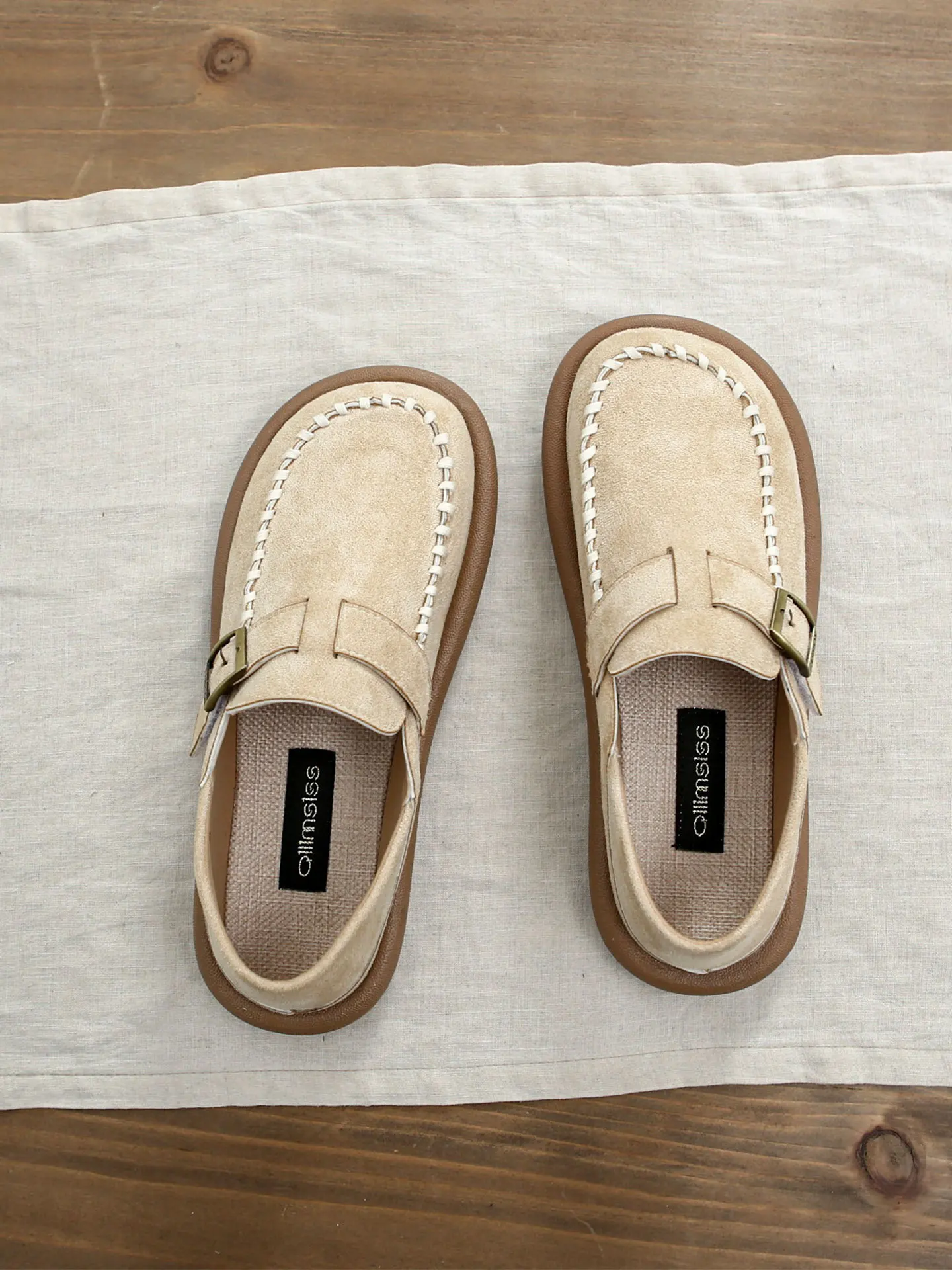 Spring New Style Retro Artistic Two-Way Shoes Big Head Slim Handmade Casual Shoes Magic Tape Flat Women's Single ...
Spring New Style Retro Artistic Two-Way Shoes Big Head Slim Handmade Casual Shoes Magic Tape Flat Women's Single ...