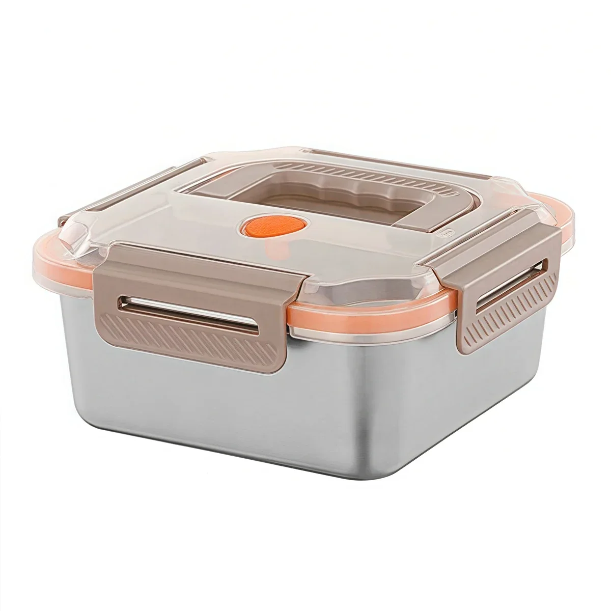 Portable Meal Storage 19.5x19.5x11.6cm 2400ml Leakproof Food Container 304 Stainless Steel Comfortable Grip Design
Portable Meal Storage 19.5x19.5x11.6cm 2400ml Leakproof Food Container 304 Stainless Steel Comfortable Grip Design