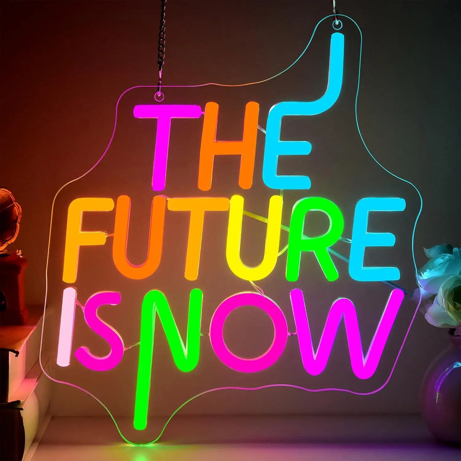 The Future Is Now Neon Sign Inspirational Motivate LED Lights for Classroom Office Bedroom Gym Man Cave Decor Birthday Gifts
The Future Is Now Neon Sign Inspirational Motivate LED Lights for Classroom Office Bedroom Gym Man Cave Decor Birthday Gifts