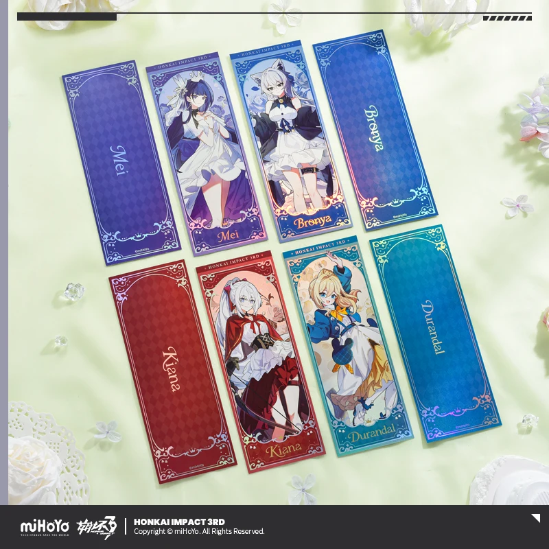 Официальный лазерный билет Honkai Impact miHoYo, оригинальная серия FLMY Kiana Kaslana Raiden Mei Bronya Rand, подарок
Официальный лазерный билет Honkai Impact miHoYo, оригинальная серия FLMY Kiana Kaslana Raiden Mei Bronya Rand, подарок