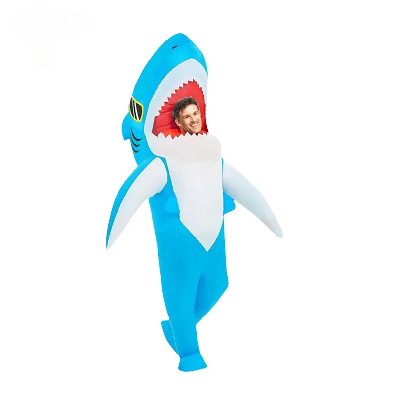 Head-Exposing Shark Inflatable Suit Halloween Ocean Cartoon Mascot Ideal for Festival Stage Performances And Costumes
Head-Exposing Shark Inflatable Suit Halloween Ocean Cartoon Mascot Ideal for Festival Stage Performances And Costumes