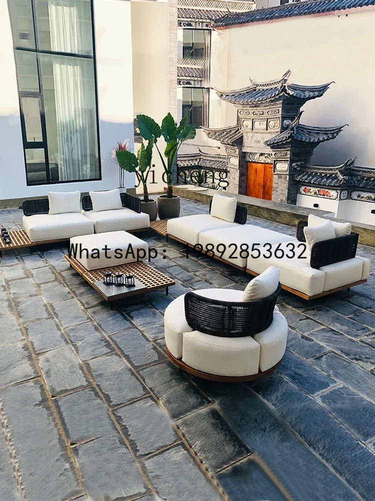 Outdoor Sofa Courtyard Villa Terrace Teak Waterproof and Sun Protection Outdoor Garden
Outdoor Sofa Courtyard Villa Terrace Teak Waterproof and Sun Protection Outdoor Garden