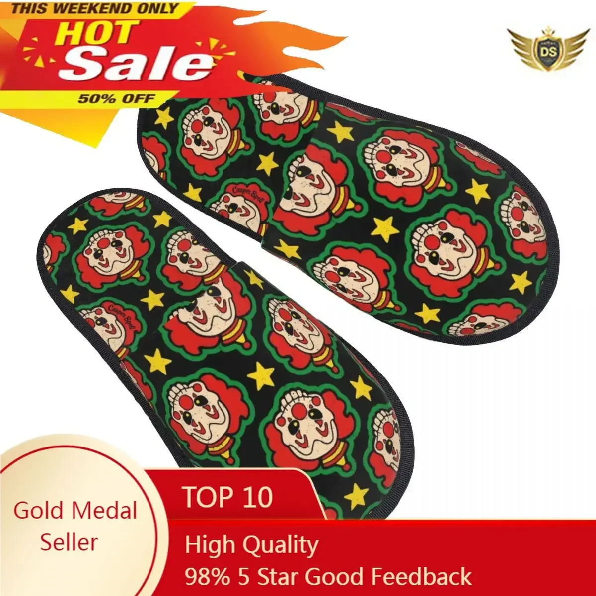Men Women Plush Indoor Slippers Carnevil Clown Warm Soft Shoes Home Footwear Autumn Winter
Men Women Plush Indoor Slippers Carnevil Clown Warm Soft Shoes Home Footwear Autumn Winter