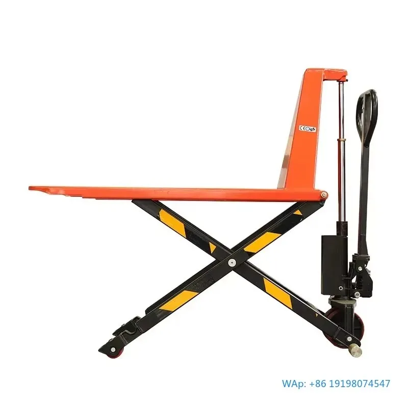 Hydraulic High Lift Pallet Truck Manual Scissor Lift Pallet Jack Industrial Transport Cart
Hydraulic High Lift Pallet Truck Manual Scissor Lift Pallet Jack Industrial Transport Cart