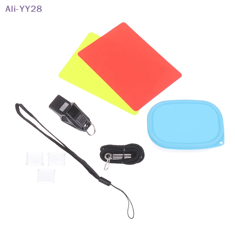 Профессиональный свисток судьи + желтые и красные карточки для баскетбола, футбола, волейбола, футзала и гандбола.
Профессиональный свисток судьи + желтые и красные карточки для баскетбола, футбола, волейбола, футзала и гандбола.