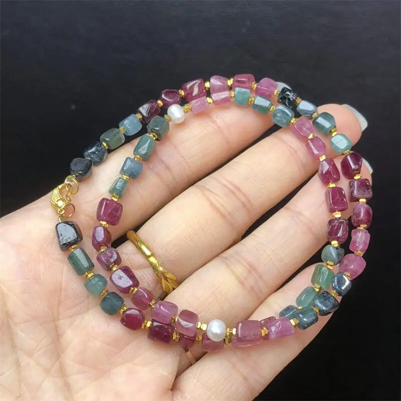 5MM Natural Tourmaline Necklace Women Healing Gemstone Crystal Strand Bangles Jewelry Christmas Gift 1PCS
5MM Natural Tourmaline Necklace Women Healing Gemstone Crystal Strand Bangles Jewelry Christmas Gift 1PCS