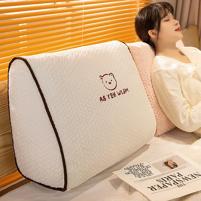 Embroidery Wedge Backrest Pillow Floor Cushion Wedge Pillow Bed Backrest Office Chair Pillow Support Waist Cushion Home Decor
Embroidery Wedge Backrest Pillow Floor Cushion Wedge Pillow Bed Backrest Office Chair Pillow Support Waist Cushion Home Decor