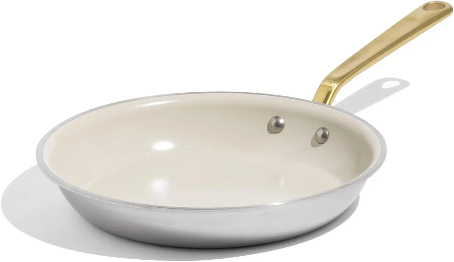 10" CeramiClad Non Stick Frying Pan (Antique Brass Handle) - 5-Ply Stainless Clad with Stay-Cool Handle - Professional Cookware
10" CeramiClad Non Stick Frying Pan (Antique Brass Handle) - 5-Ply Stainless Clad with Stay-Cool Handle - Professional Cookware