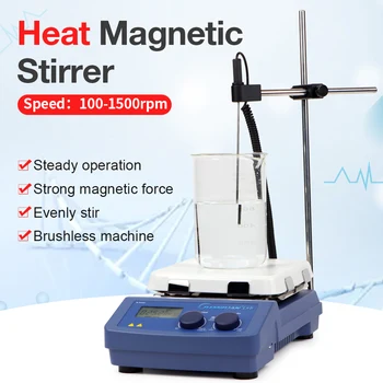 Magnetic Stirrer With Heating Digital Display Thermostatic Stirrer Laboratory Hot Plate Magnetic Mixer 20L MS7-H550 Pro
