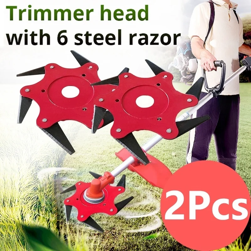 New 6 Blades Grass Trimmer Head Brush Cutter Weed Brush Cutting Head Garden Electric Power Tool Accessories for Lawn Mower Blade
New 6 Blades Grass Trimmer Head Brush Cutter Weed Brush Cutting Head Garden Electric Power Tool Accessories for Lawn Mower Blade