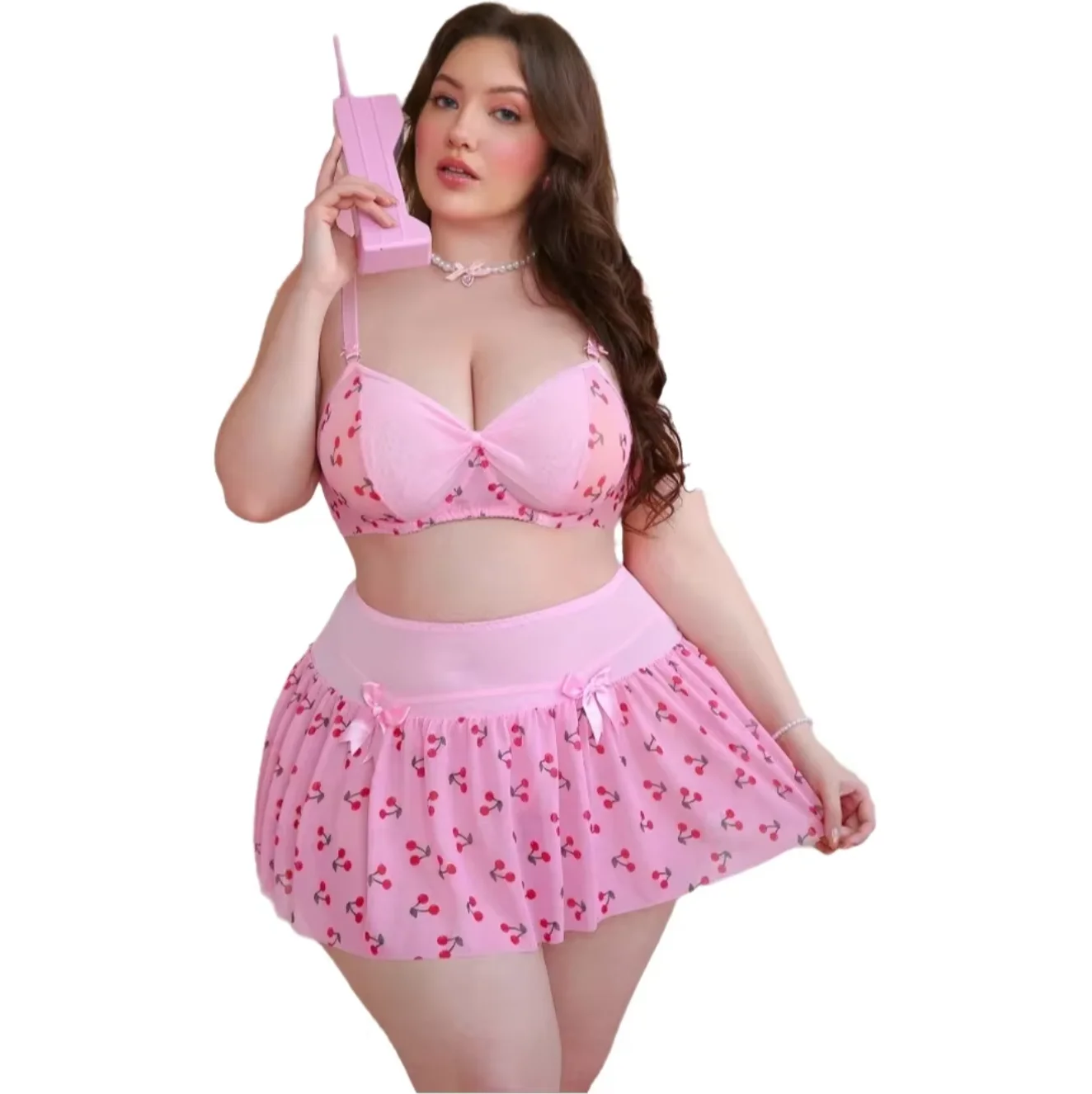 Sexy lingerie Plus size Underwear Cherry Pink bikini swimwear Swimsuit Bikini Chubby women Sexy set 18XXX Lingerie babydolls
Sexy lingerie Plus size Underwear Cherry Pink bikini swimwear Swimsuit Bikini Chubby women Sexy set 18XXX Lingerie babydolls