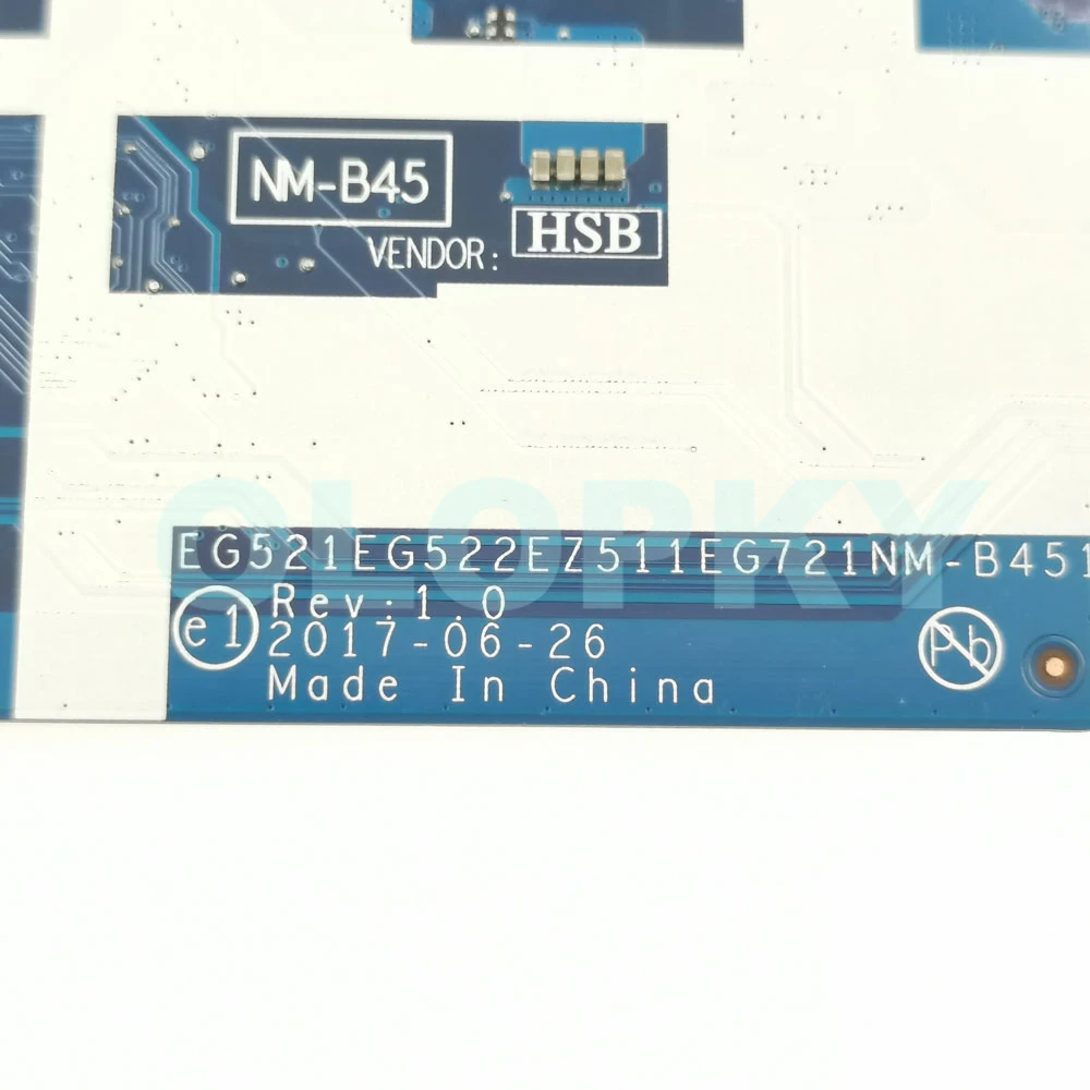 Laptop motherboard NM-B451 For Lenovo 330-15IKB 330-17IKB Mainboard with i3-8130U i5-8250U i7-8550U CPU 4G-RAM DDR4
Laptop motherboard NM-B451 For Lenovo 330-15IKB 330-17IKB Mainboard with i3-8130U i5-8250U i7-8550U CPU 4G-RAM DDR4