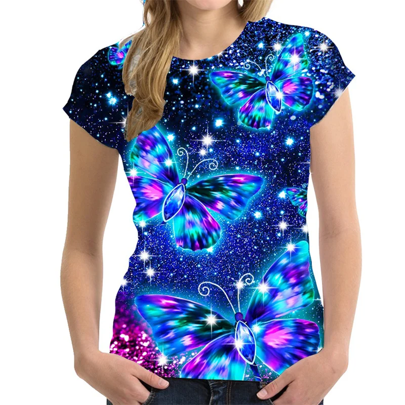 Harajuku 3D Print Florals T Shirt Butterflies Graphic T Shirts Women Fashion Tee Shirts Girl Funny Clothing Short Shirts Clothes
Harajuku 3D Print Florals T Shirt Butterflies Graphic T Shirts Women Fashion Tee Shirts Girl Funny Clothing Short Shirts Clothes