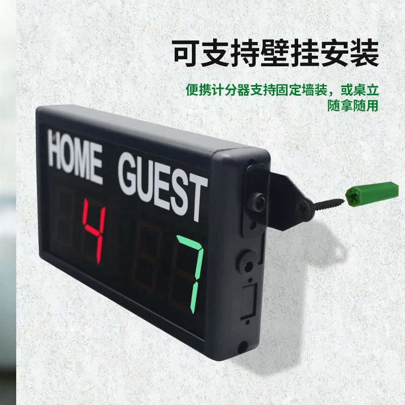 Portable Remote Control Scoreboard Mini Display for Indoor Outdoor Ball Games Basketball Football Volleyball
Portable Remote Control Scoreboard Mini Display for Indoor Outdoor Ball Games Basketball Football Volleyball