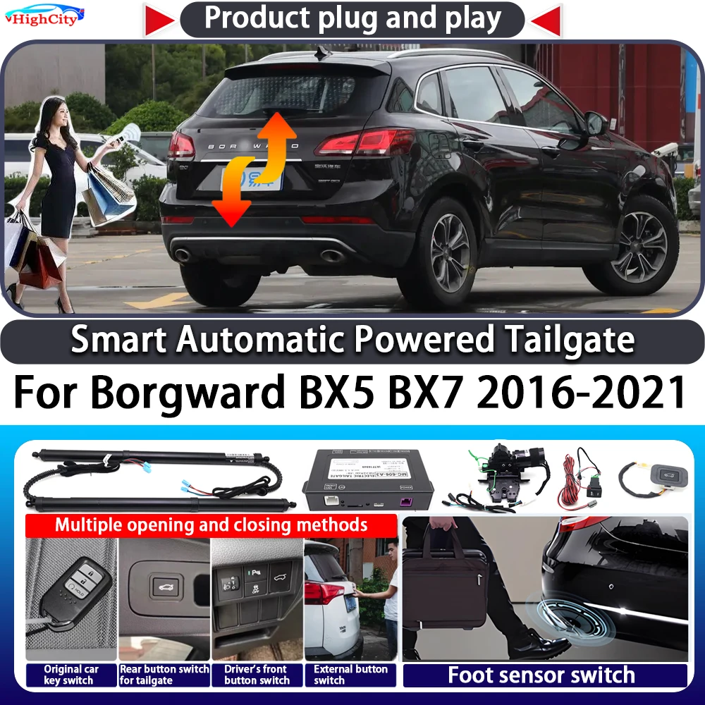 For Borgward BX5 BX7 2016-2021 OEM Smart Automatic Powered Tailgate Key Control Trunk Lift Close Kit Electric Power Tailgate
For Borgward BX5 BX7 2016-2021 OEM Smart Automatic Powered Tailgate Key Control Trunk Lift Close Kit Electric Power Tailgate