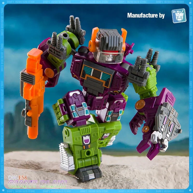 Новая трансформация Dr.Wu DW-E56W основного цвета, зеркальный мешок с изображением, гигантский четырех изменений, маленькая масштабная экшн-фигурка, модель игрушки в подарок
Новая трансформация Dr.Wu DW-E56W основного цвета, зеркальный мешок с изображением, гигантский четырех изменений, маленькая масштабная экшн-фигурка, модель игрушки в подарок