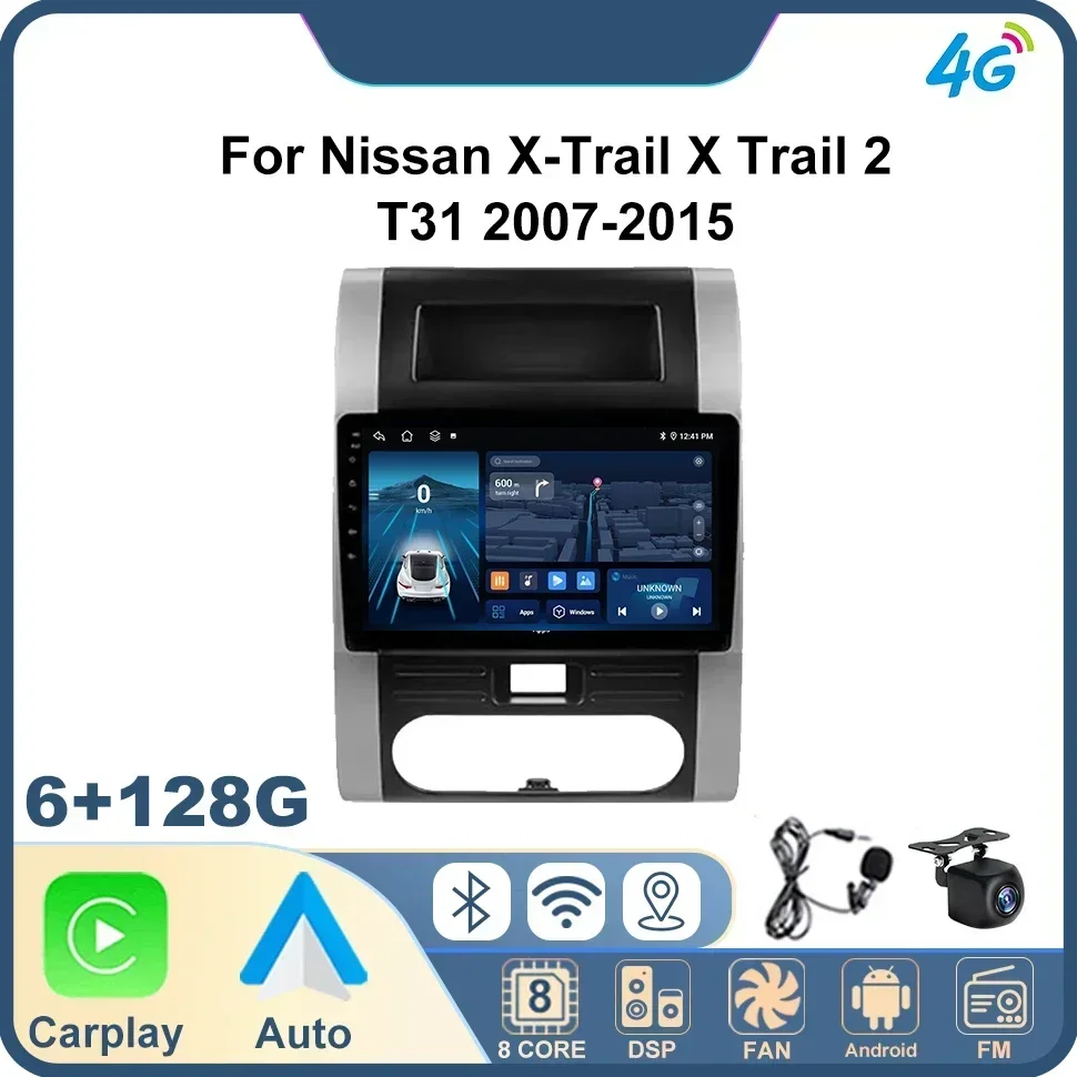 Car Radio for Nissan X-Trail X Trail 2 T31 2007-2015 Multimedia Player Video Wireless Carplay BT 8core 4G Head Unit Car Stereo
Car Radio for Nissan X-Trail X Trail 2 T31 2007-2015 Multimedia Player Video Wireless Carplay BT 8core 4G Head Unit Car Stereo