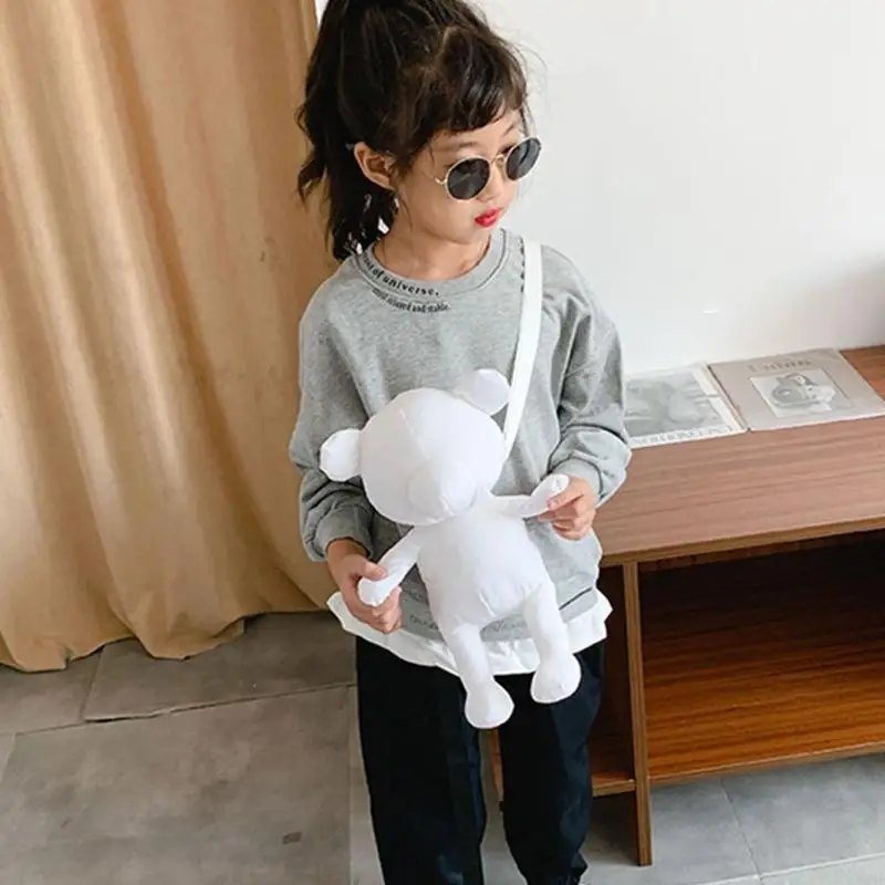 340D Nylon Shoulder Bag Crossbody Bag Little Bear Purses Handbags Decoration Bag
340D Nylon Shoulder Bag Crossbody Bag Little Bear Purses Handbags Decoration Bag