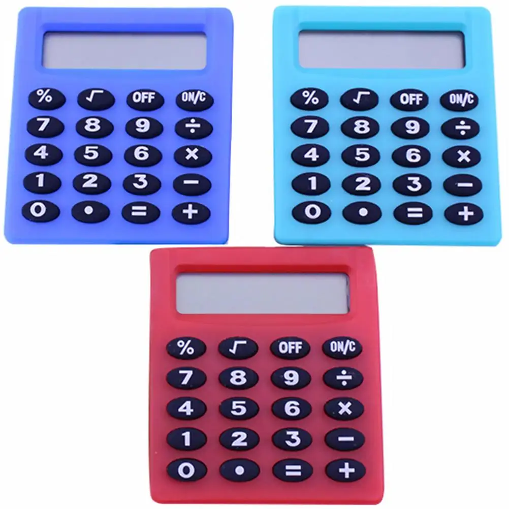 3Pcs Student Mini Calculator For Students Calculating Tool Students Desk Abs Arithmetic Counter Pocket Size Practical Tool
3Pcs Student Mini Calculator For Students Calculating Tool Students Desk Abs Arithmetic Counter Pocket Size Practical Tool