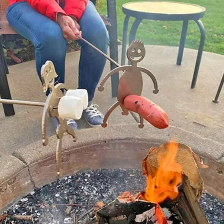 Steel Hot Dog/Marshmallow Roasters Funny Metal Craft Skewer Stick Barbecue Fork for Campfire Bonfire and Grill Novelty Women Men
Steel Hot Dog/Marshmallow Roasters Funny Metal Craft Skewer Stick Barbecue Fork for Campfire Bonfire and Grill Novelty Women Men