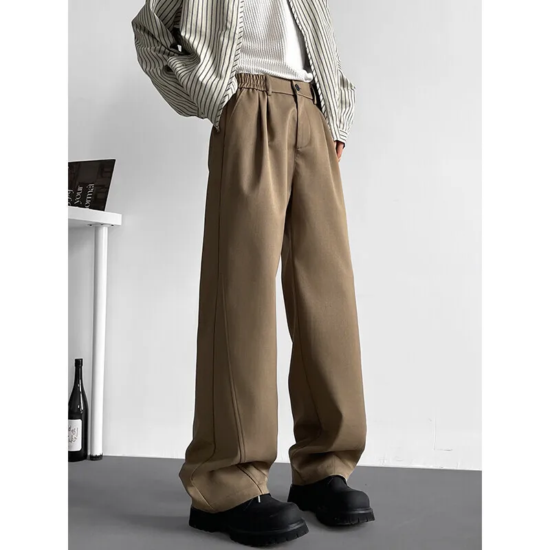 Brown Suit Pants Men Society Mens Black Dress Pants Korean Loose Casual Straight Pants Mens Office Formal Trousers Large Size
Brown Suit Pants Men Society Mens Black Dress Pants Korean Loose Casual Straight Pants Mens Office Formal Trousers Large Size