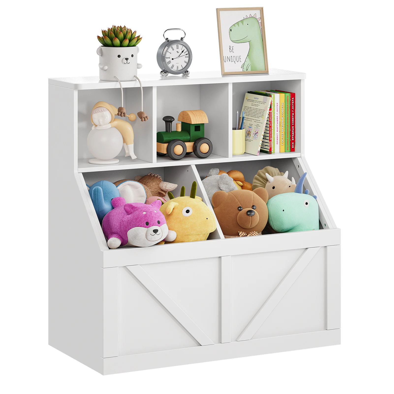 Toy Storage Organizer and Kids Bookshelf, Toddler Toy Storage Cabinet with Toy Shelf, Toy Organizer and Kids Bookcases
Toy Storage Organizer and Kids Bookshelf, Toddler Toy Storage Cabinet with Toy Shelf, Toy Organizer and Kids Bookcases