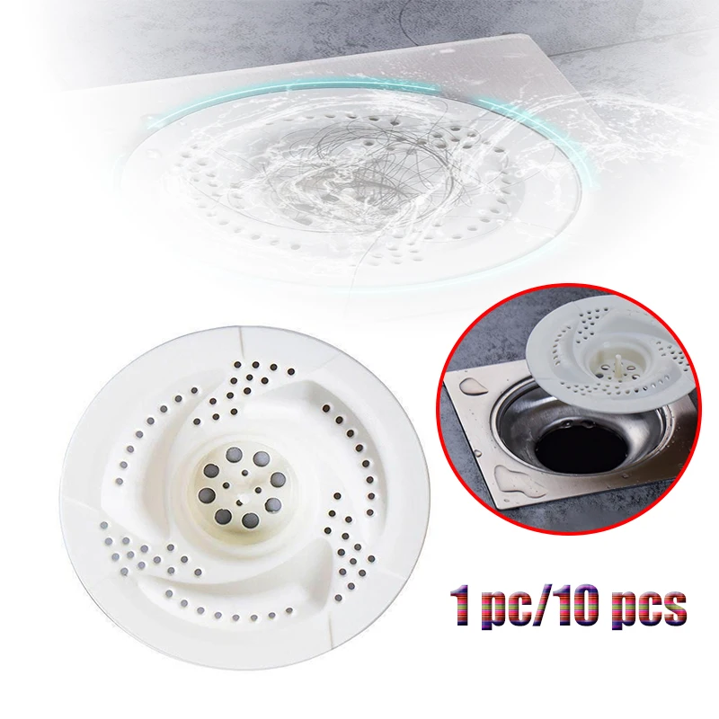1 шт./10 шт. бытовой вихревой сливной фильтр для пола, канализационный фильтр для ванной комнаты, дренажный фильтр для туалета, универсальный сливной фильтр для защиты от волос
1 шт./10 шт. бытовой вихревой сливной фильтр для пола, канализационный фильтр для ванной комнаты, дренажный фильтр для туалета, универсальный сливной фильтр для защиты от волос