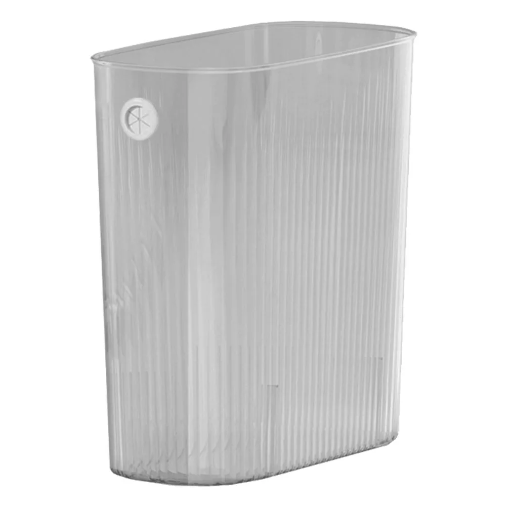 Slim Transparent Waste Bin Trash Can Kitchen Bedroom Grey No Press Ring Plastic Garbage Container Home Use garbage bin kitchen 
Slim Transparent Waste Bin Trash Can Kitchen Bedroom Grey No Press Ring Plastic Garbage Container Home Use garbage bin kitchen