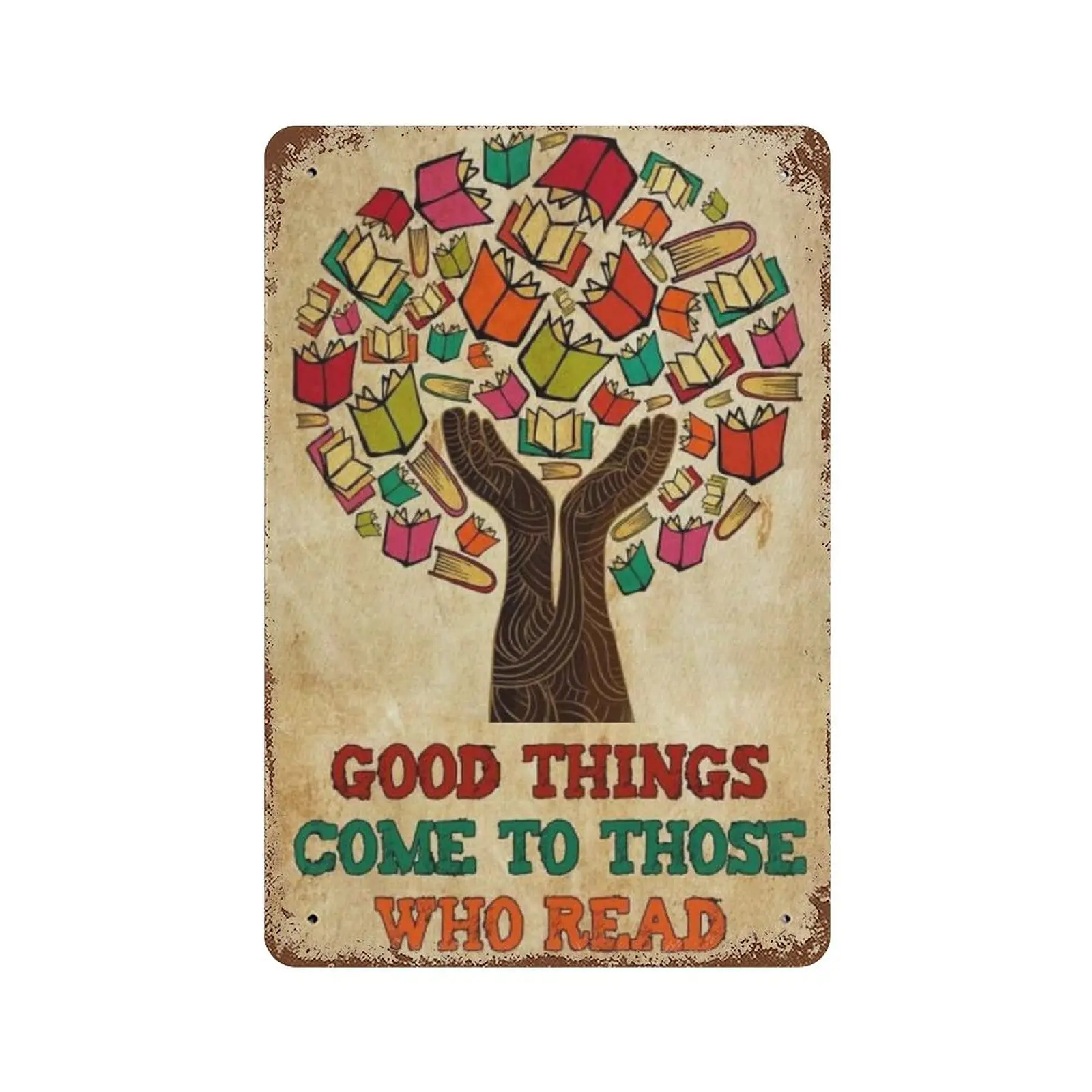 Dreacoss Metal tin Sign,Retro Style, Novelty Poster,Iron Painting,Good Things Come to Those Who Read Tin Sign Gift for Anniversa
Dreacoss Metal tin Sign,Retro Style, Novelty Poster,Iron Painting,Good Things Come to Those Who Read Tin Sign Gift for Anniversa