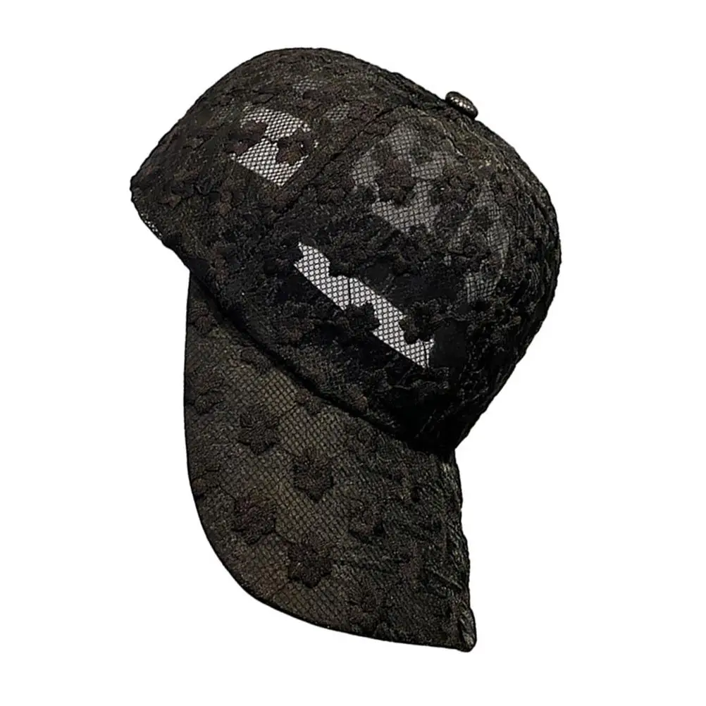 Lace Peaked Cap Sunshade Hat Fashion Baseball Summer Breathable Travel Cap Visor Chic Hat Sun Protection Portable Design
Lace Peaked Cap Sunshade Hat Fashion Baseball Summer Breathable Travel Cap Visor Chic Hat Sun Protection Portable Design