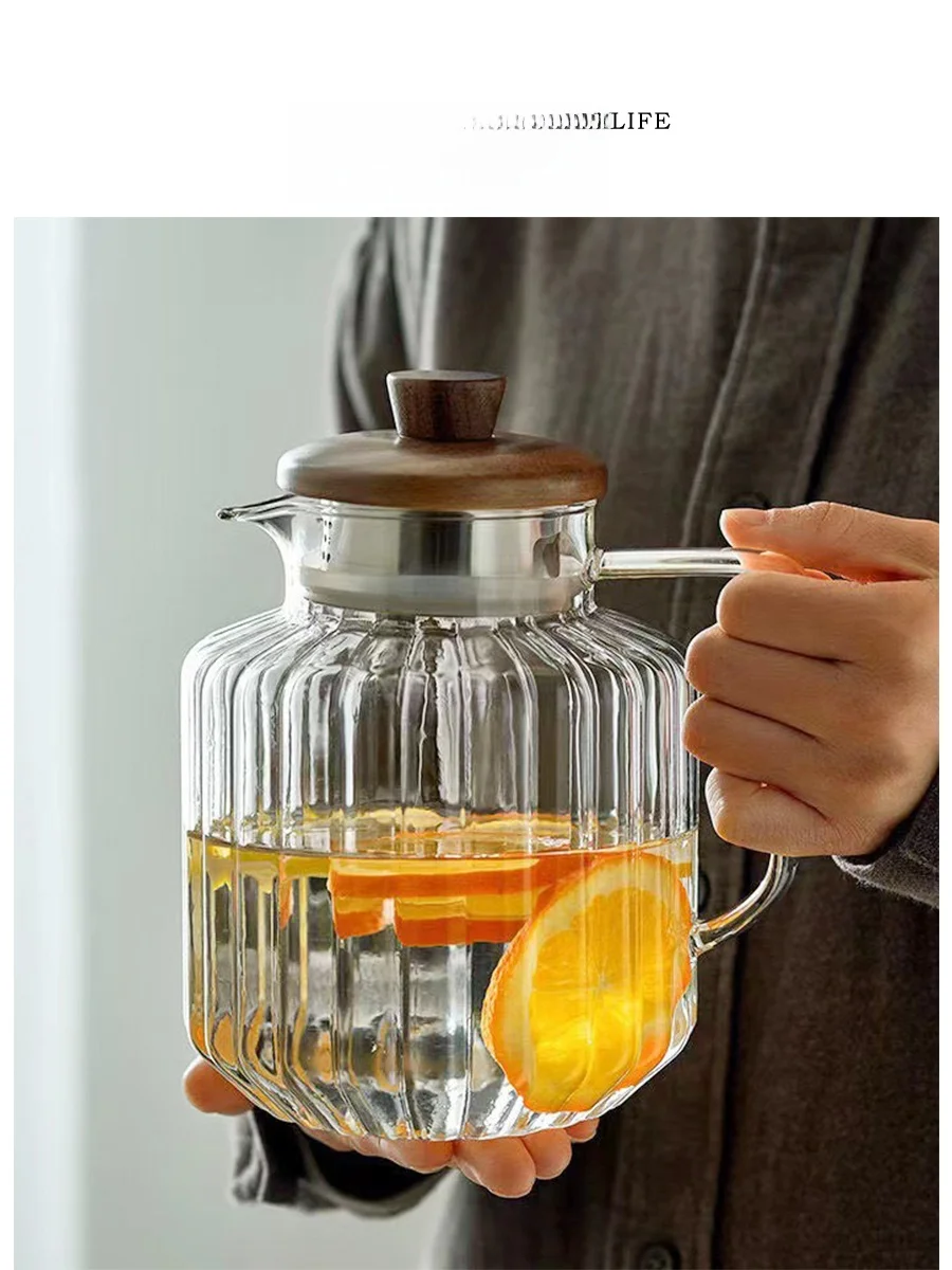 Tlife High Borosilie Glass Cold Water Pot Tea Brewing Kettle Heat Resistant for Cerc Stove ternoon Use
Tlife High Borosilie Glass Cold Water Pot Tea Brewing Kettle Heat Resistant for Cerc Stove ternoon Use