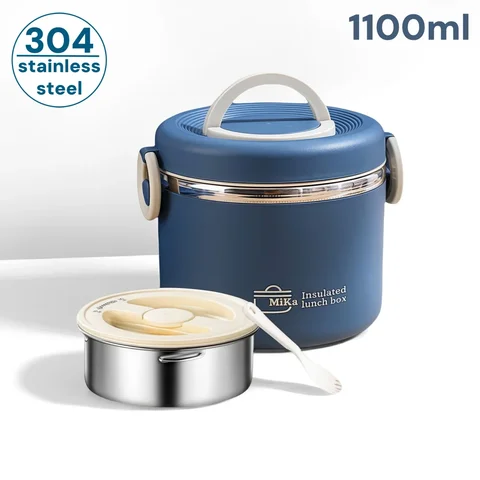 Paslanmaz Isı Yalıtımı Bento yemek kabı Pot Kavanoz Termos Sıcak Gıda Saklama Kapları Öğle Yemeği Kutusu Paketlenmiş Öğle Yemeği Buzdolapları