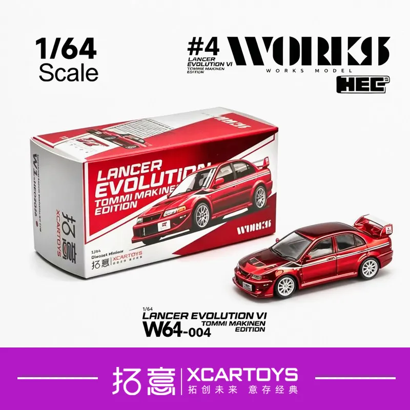 Xcartoys 1/64 Kids Toys Mitsubishi EVO4 Lancer Rally Championship Car S31-05 Alloy Model (1998) Kids Gift Toys for Boys
Xcartoys 1/64 Kids Toys Mitsubishi EVO4 Lancer Rally Championship Car S31-05 Alloy Model (1998) Kids Gift Toys for Boys