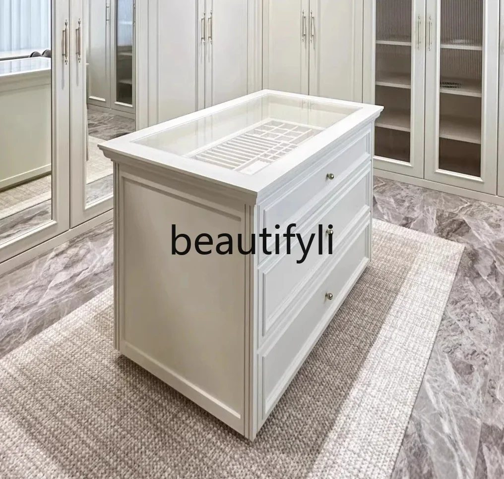 French light luxury cloakroom, chest, drawer, locker, jewelry display cabinet, household floor 
French light luxury cloakroom, chest, drawer, locker, jewelry display cabinet, household floor