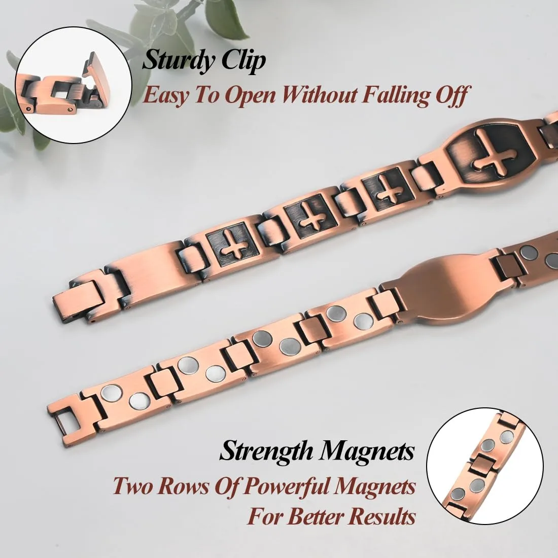 1pcs Magnetic Copper Bracelet & Ring for Women, Lymph Detox Bracelet for Joint with 3500 Gauss Strong Magnets-Jewelry Gifts with Adjust Tool
1pcs Magnetic Copper Bracelet & Ring for Women, Lymph Detox Bracelet for Joint with 3500 Gauss Strong Magnets-Jewelry Gifts with Adjust Tool